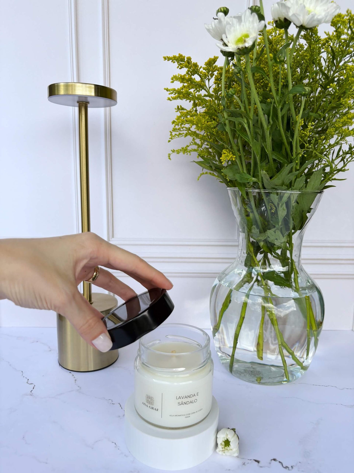 Vela Aromática Minimalista 150gr